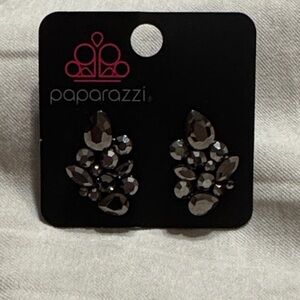 Paparazzi Dark Gem Cluster Earrings
